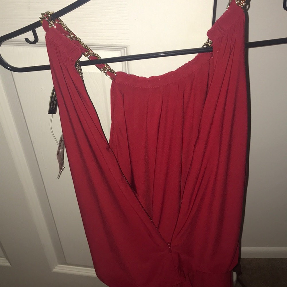 Red romper - Picture 3 of 4